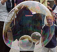 Bubbles in bubble