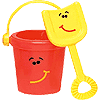 Pail and shovel